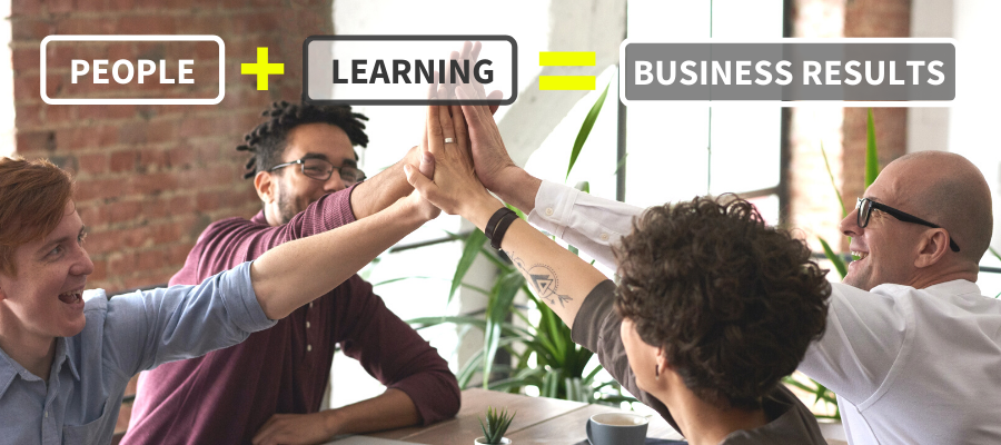 PEOPLE + LEARNING = BUSINESS RESULTS